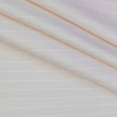 Shirt Fabric Raymond 100% Giza Cotton Check Colour Very Light Cream