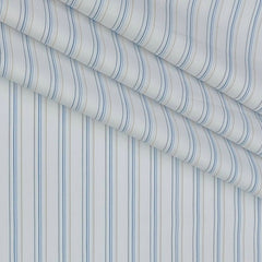 Shirt Fabric Arvind Cotton Lining Colour Blue N White