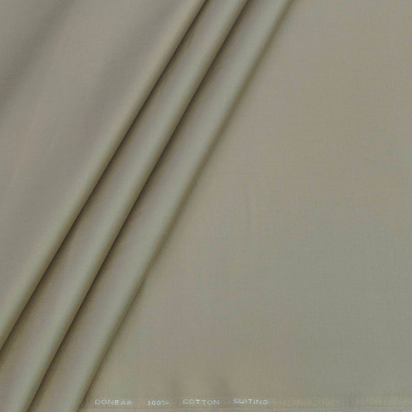 Trouser Fabric Donear Giza Cotton Plain Colour Ash Brown