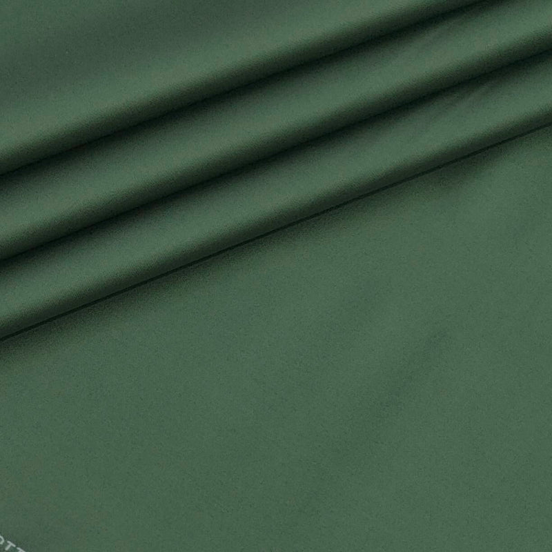 Trouser Fabric Donear Giza Cotton Plain Colour Pine Green
