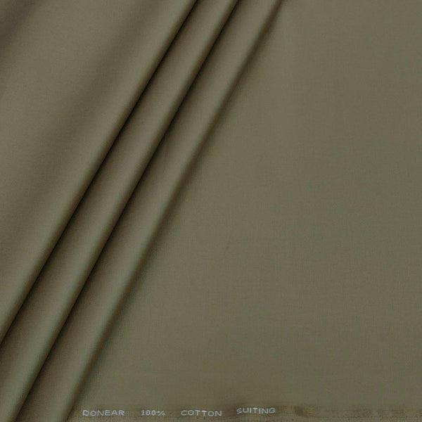 Trouser Fabric Donear Giza Cotton Plain Colour Brown