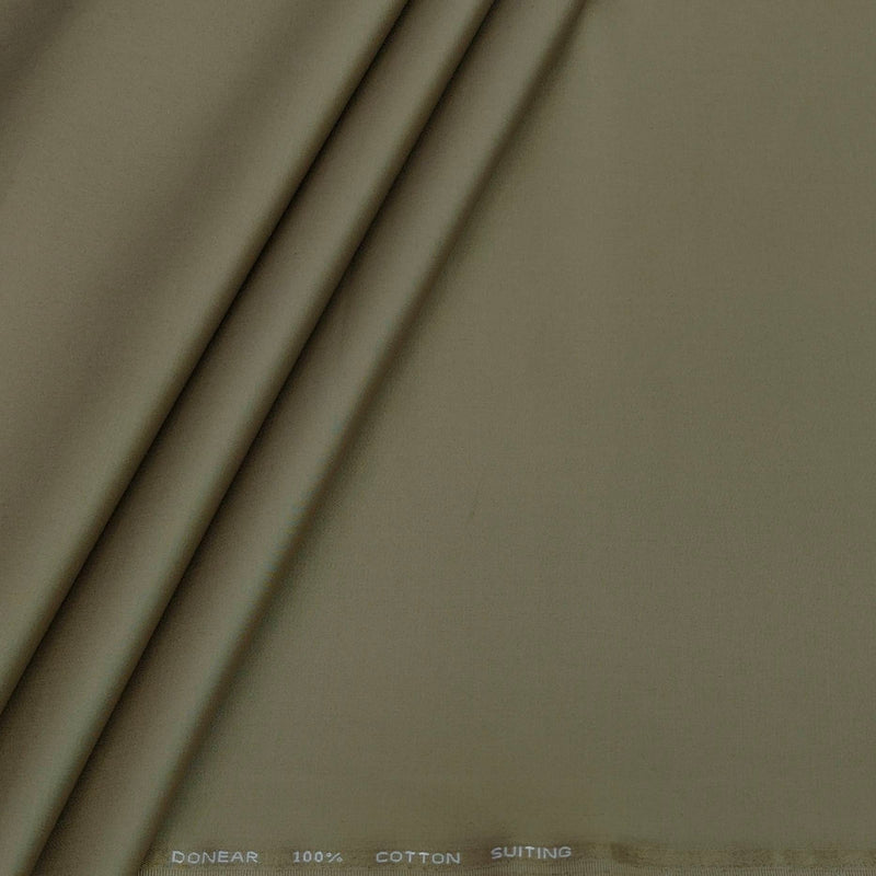 Trouser Fabric Donear Giza Cotton Plain Colour Brown