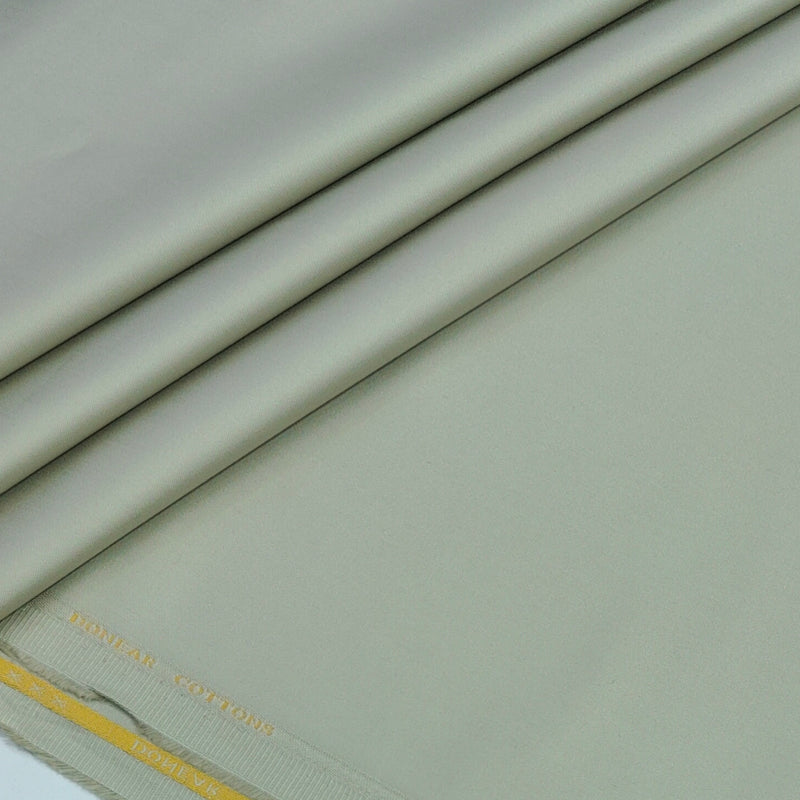 Trouser Fabric Donear Giza Cotton Stretchable Plain Colour Gin Green