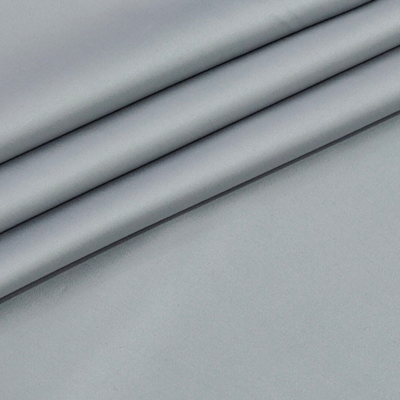 Trouser Fabric Donear Giza Cotton Stretchable Plain Colour Silver Grey