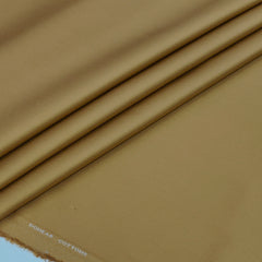 Trouser Fabric Donear Giza Cotton Stretchable Plain Colour Heat Gold