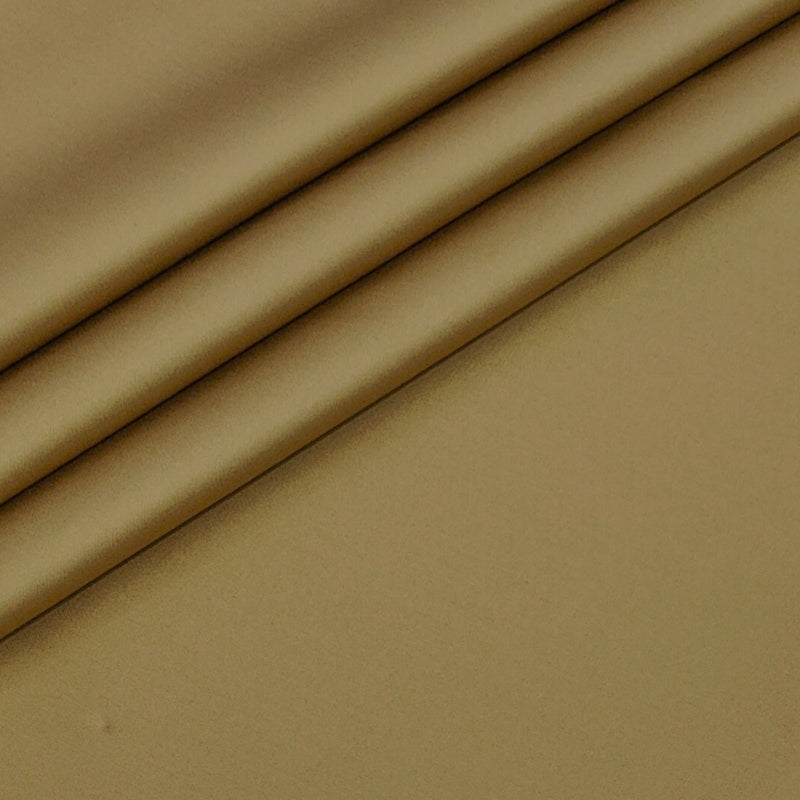 Trouser Fabric Donear Giza Cotton Stretchable Plain Colour Heat Gold