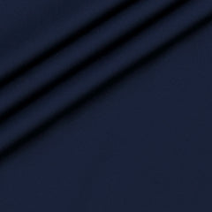 Trouser Fabric Donear Giza Cotton Stretchable Plain Colour Sapphire Blue