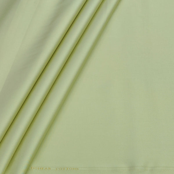Trouser Fabric Donear Giza Cotton Plain Colour Light Lemon