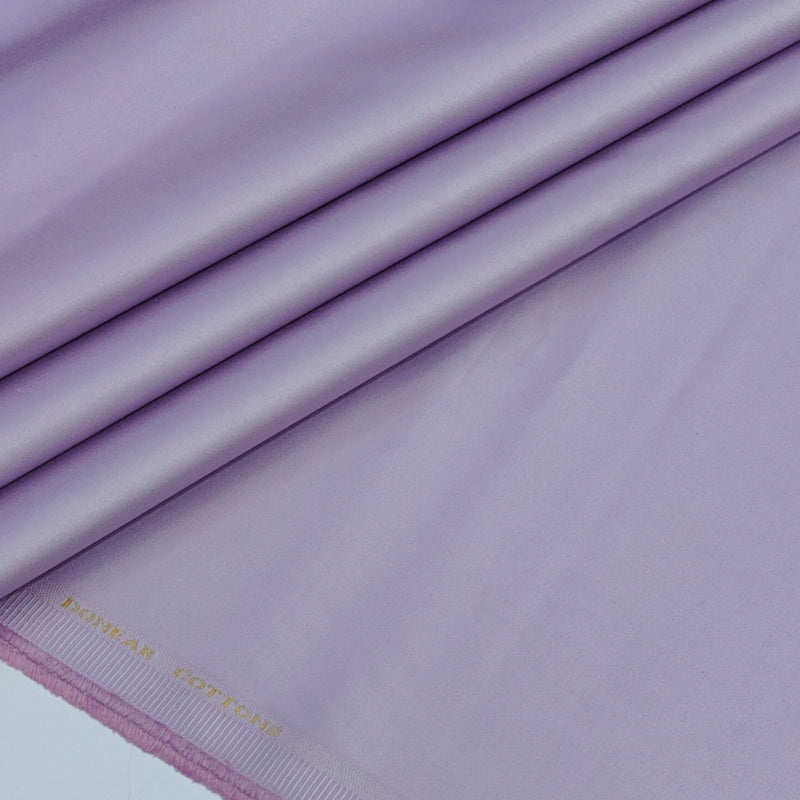 Trouser Fabric Donear Giza Cotton Plain Colour Lavender