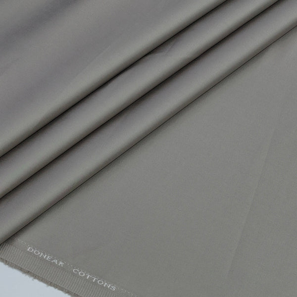 Trouser Fabric Donear Giza Cotton Plain Colour Dusty Greyish Brown