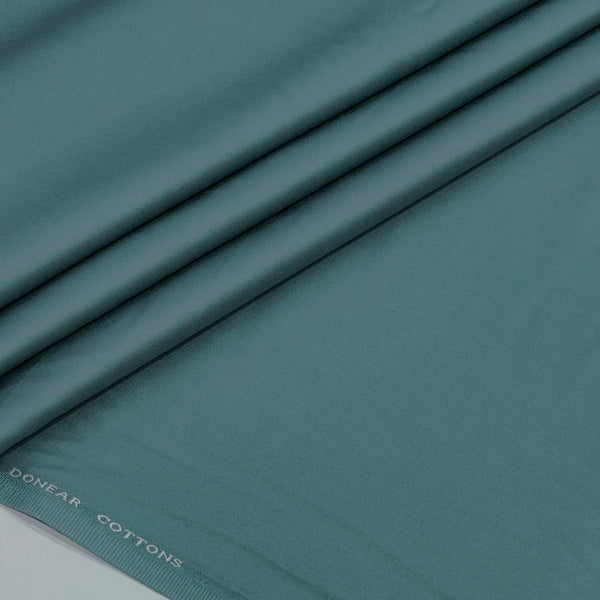 Trouser Fabric Donear Giza Cotton Plain Colour Iceberg Green