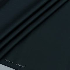 Trouser Fabric Donear Giza Cotton Plain Colour Dark Sacramento Green