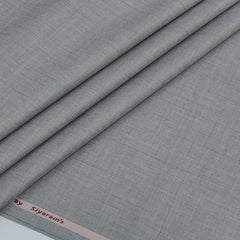 Trouser Fabric Siyaram Poly Viscose Self Check Colour Dusty Brown