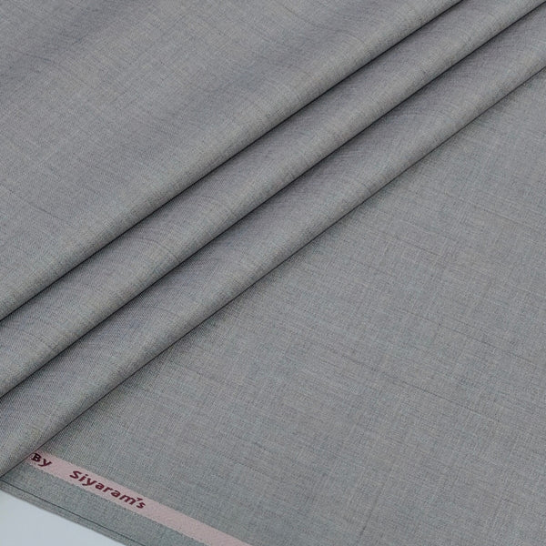 Trouser Fabric Siyaram Poly Viscose Self Check Colour Dusty Brown