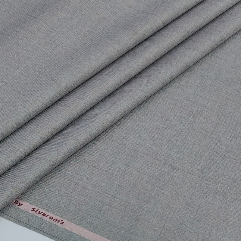 Trouser Fabric Siyaram Poly Viscose Self Check Colour Dusty Brown