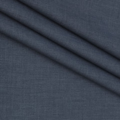 Trouser Fabric Siyaram Poly Viscose Self Slub Colour Greyish Blue