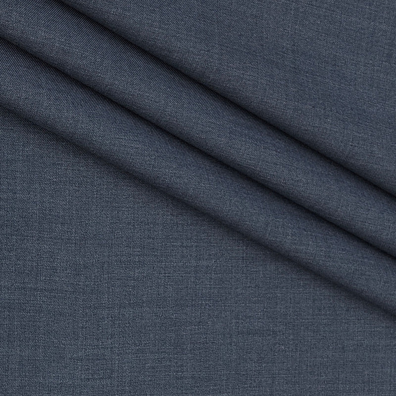 Trouser Fabric Siyaram Poly Viscose Self Slub Colour Greyish Blue