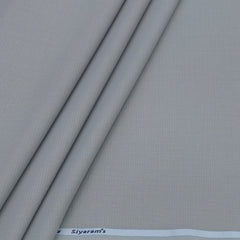 Trouser Fabric Siyaram Poly Viscose Texture Colour Silver