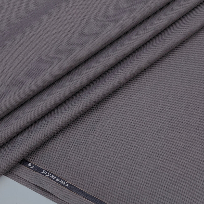 Trouser Fabric Siyaram Poly Viscose Self Texture Colour Lilac Lavender