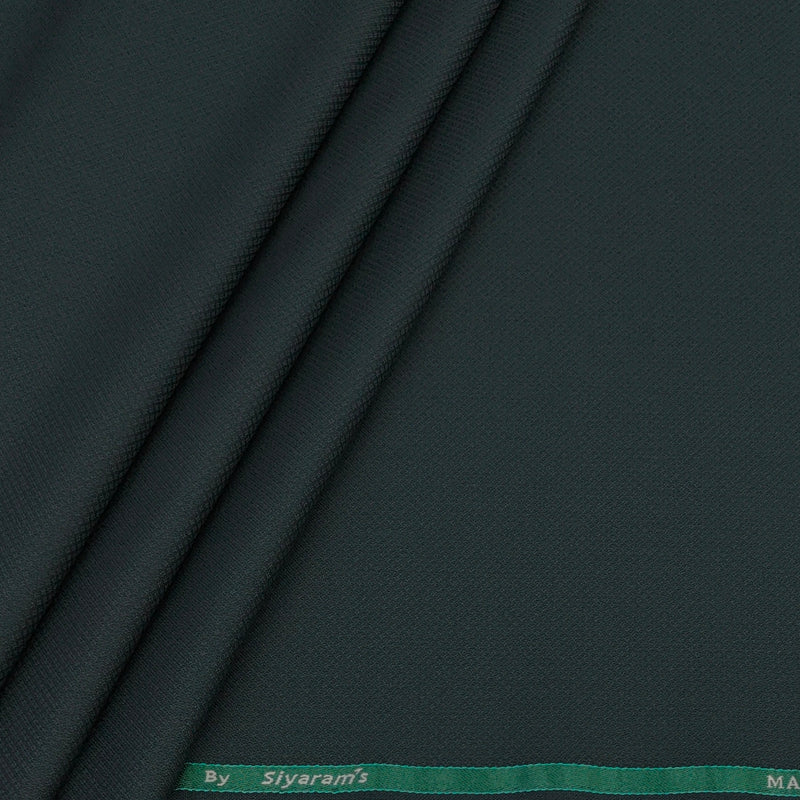 Trouser Fabric Siyaram Poly Viscose Dobby Colour Feldgrau Green