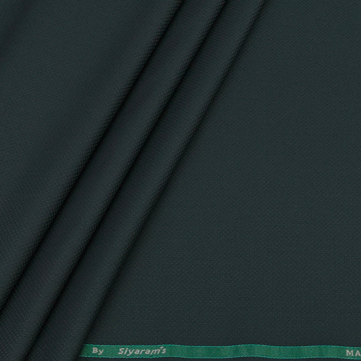 Trouser Fabric Siyaram Poly Viscose Dobby Colour Feldgrau Green