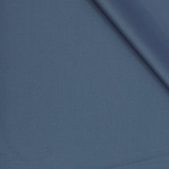 Trouser Fabric Raymond Poly Viscose Plain Colour Pigeon Blue