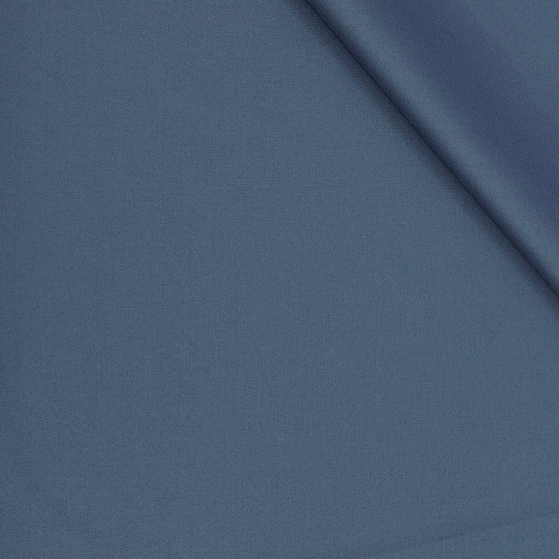 Trouser Fabric Raymond Poly Viscose Plain Colour Pigeon Blue
