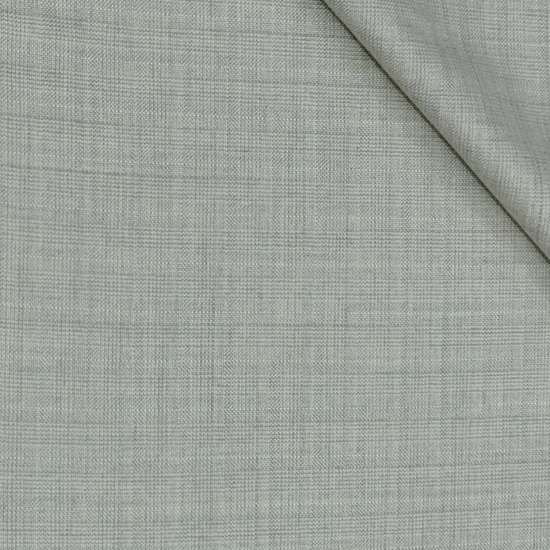 Trouser Fabric Raymond Poly Viscose Check With Slub Colour Ash Brown