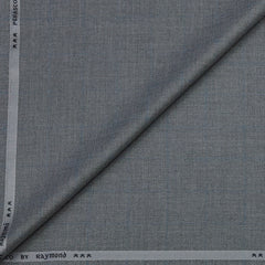Trouser Fabric Raymond Poly Viscose Broad Check Colour Light Grey