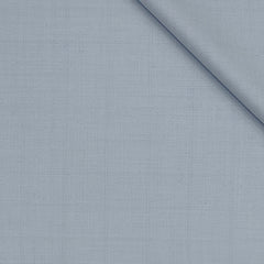 Trouser Fabric Raymond Poly Viscose Self Check Colour Silver