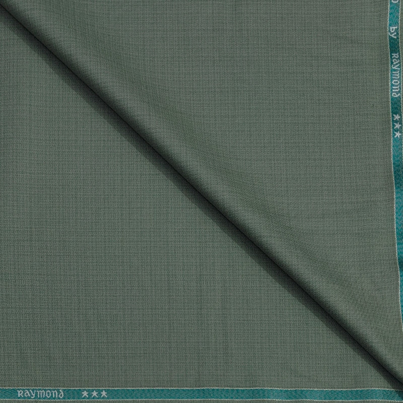 Trouser Fabric Raymond Poly Viscose Mic Check Colour Xanadu Green