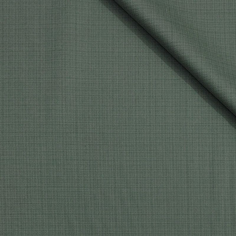 Trouser Fabric Raymond Poly Viscose Mic Check Colour Xanadu Green