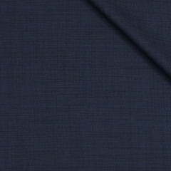 Trouser Fabric Raymond Poly Viscose Mix Check Colour Blue N Grey