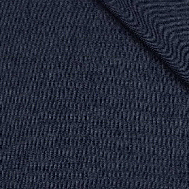 Trouser Fabric Raymond Poly Viscose Mix Check Colour Blue N Grey