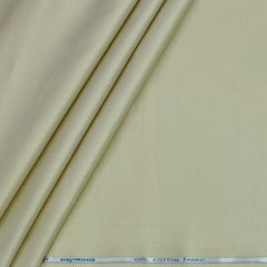 Shirt Fabric Raymond 70s Giza Cotton Plain Colour Light Brown