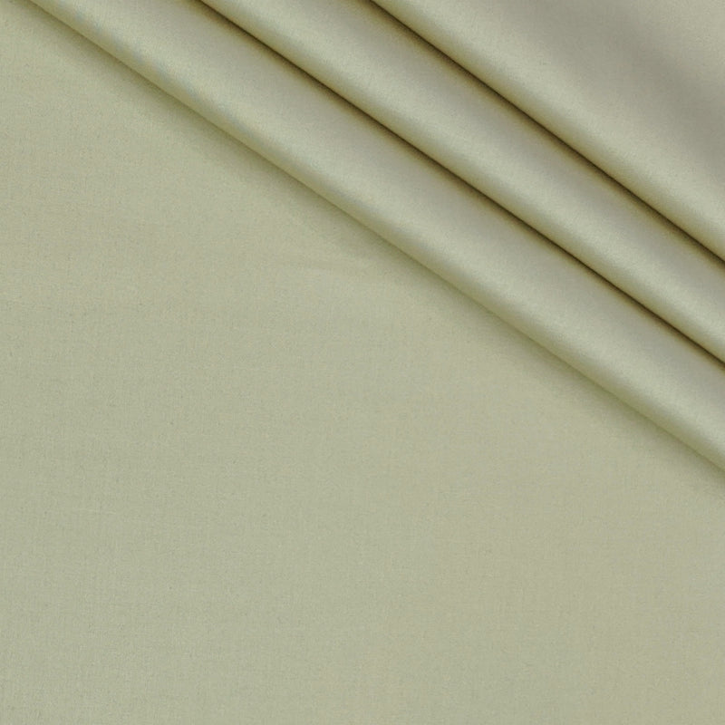 Shirt Fabric Raymond 70s Giza Cotton Plain Colour Light Brown
