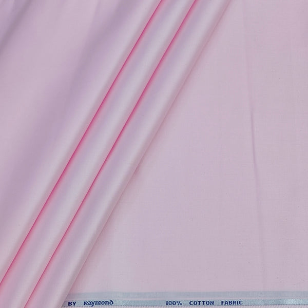 Shirt Fabric Raymond 70s Giza Cotton Plain Colour Baby Pink