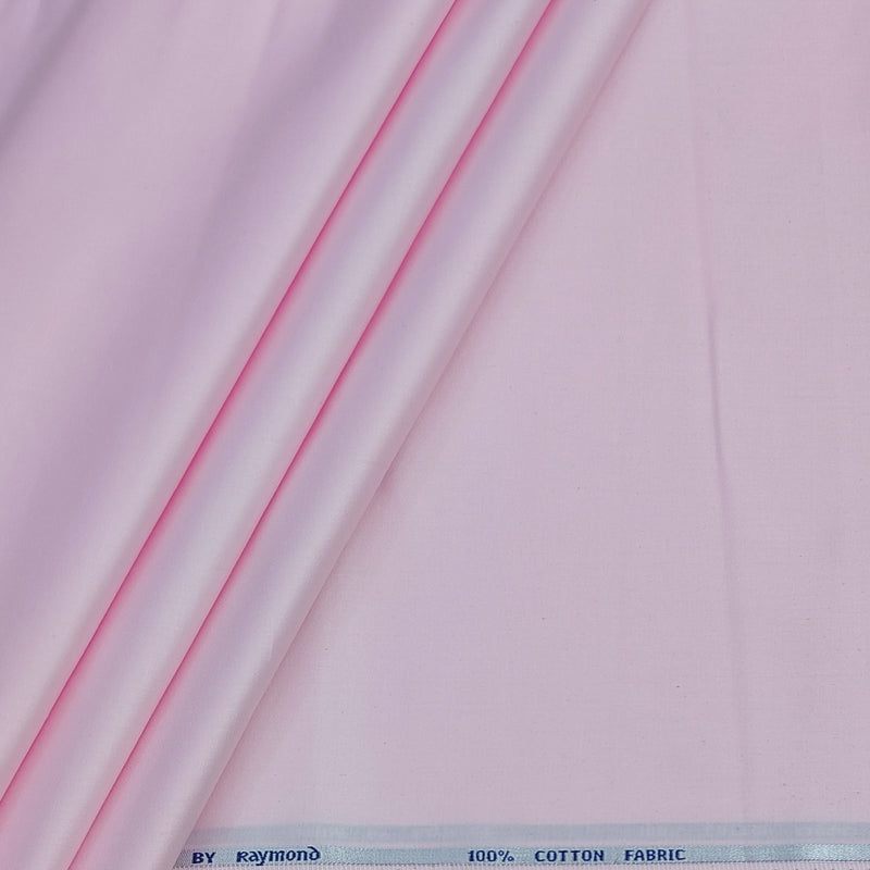 Shirt Fabric Raymond 70s Giza Cotton Plain Colour Baby Pink