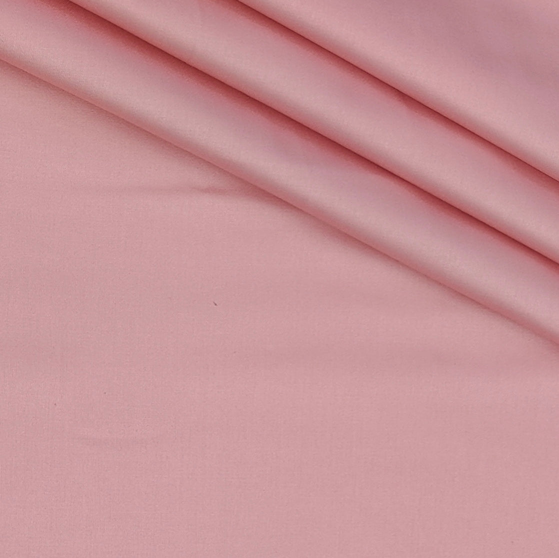 Shirt Fabric Raymond 70s Giza Cotton Plain Colour Salmon Pink