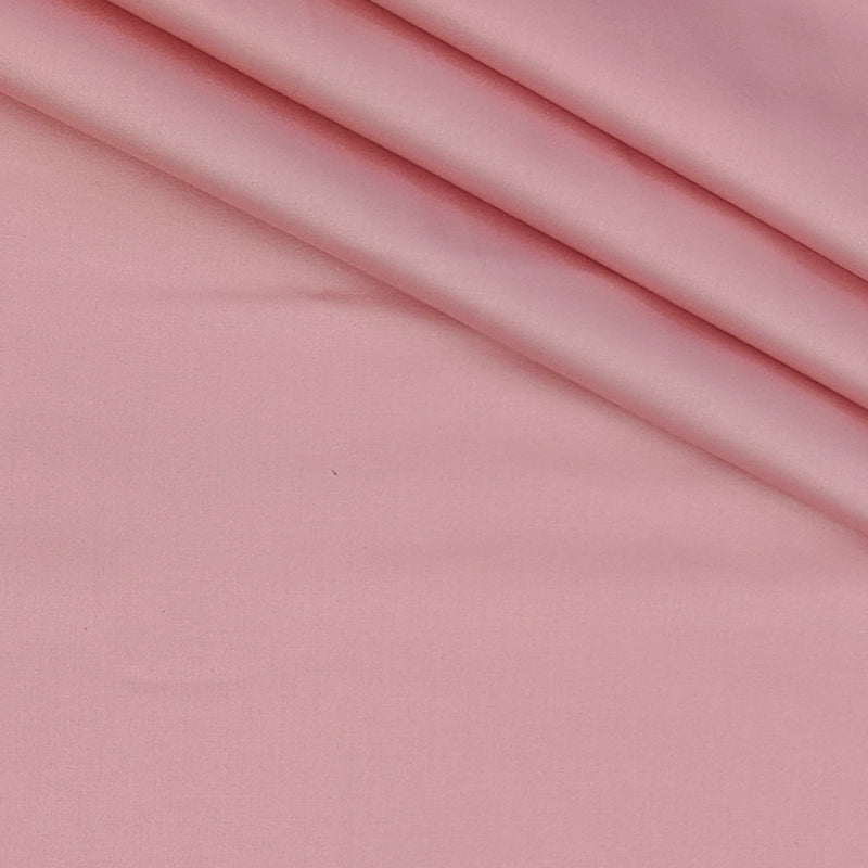 Shirt Fabric Raymond 70s Giza Cotton Plain Colour Salmon Pink