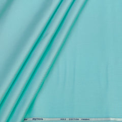Shirt Fabric Raymond 70s Giza Cotton Plain Colour Mint Green