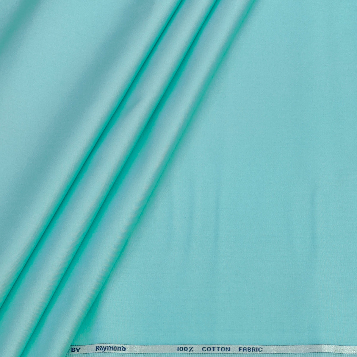 Shirt Fabric Raymond 70s Giza Cotton Plain Colour Mint Green