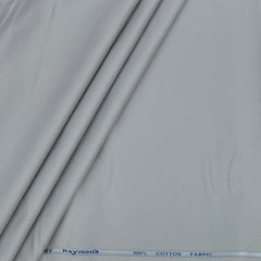 Shirt Fabric Raymond 70s Giza Cotton Plain Colour Grey