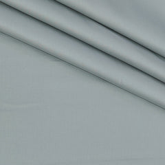 Shirt Fabric Raymond 70s Giza Cotton Plain Colour Greenish Grey