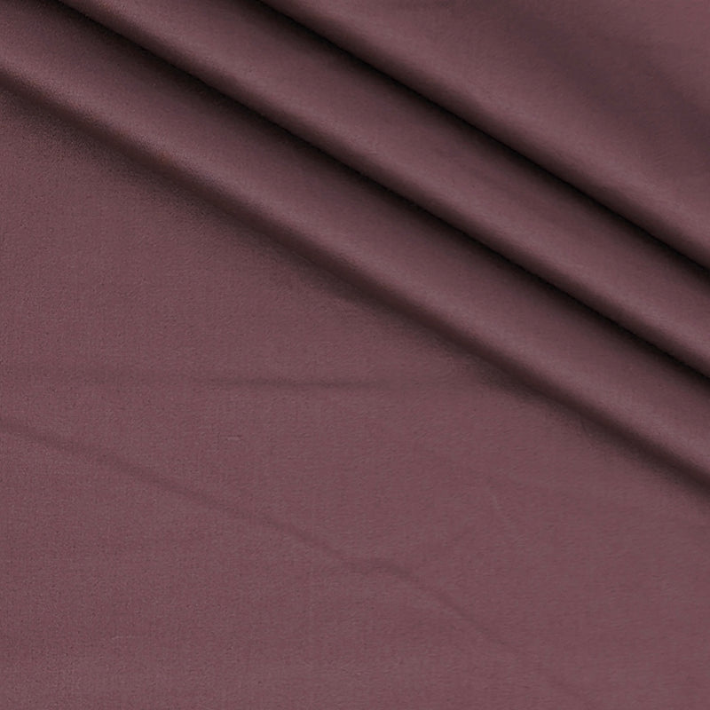 Shirt Fabric Raymond 70s Giza Cotton Plain Colour Mauve