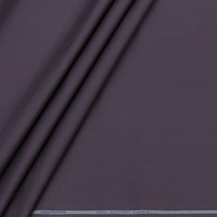 Shirt Fabric Raymond 70s Giza Cotton Plain Colour Deep Purple