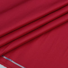 Shirt Fabric Raymond 70s Giza Cotton Plain Colour Candy Red