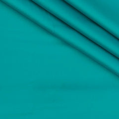 Shirt Fabric Raymond 70s Giza Cotton Plain Colour Viridian Green