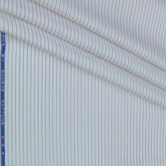 Shirt Fabric Donear Premium Giza Cotton Lining Colour Purple N White