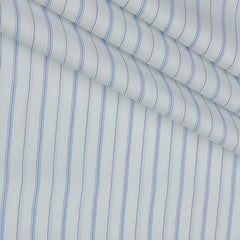 Shirt Fabric Donear Premium Giza Cotton Lining Colour Blue N White